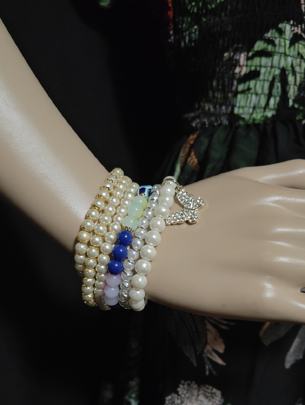 Beaded Bracelet Stack